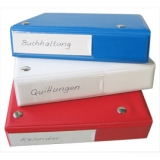 6931 Ablageordner aus Kunststoff rot