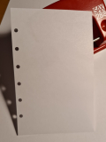 6420 Notizpapier weiß , 50 Blatt