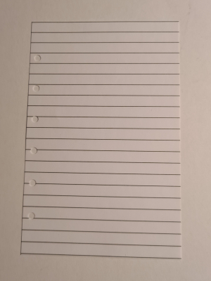 6410 Linienpapier 50 Blatt